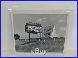 4 Vintage Riverview Drive-In Movie Theater Photographs Before Grand Opening 1950