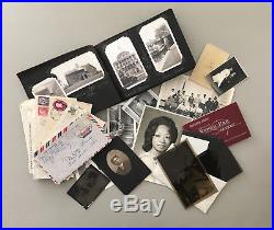 800+ Lot Vintage Antique Photo Picture Snapshot Letters Album African American