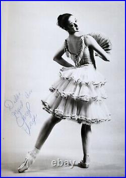 AMERICAN BALLET THEATER SIGNED 8x10 PHOTO CHERYL YEAGER MIKHAIL BARYSHNIKOV VTG