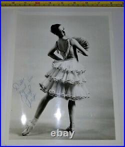 AMERICAN BALLET THEATER SIGNED 8x10 PHOTO CHERYL YEAGER MIKHAIL BARYSHNIKOV VTG