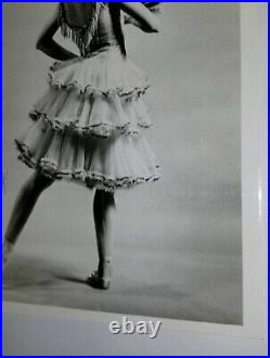 AMERICAN BALLET THEATER SIGNED 8x10 PHOTO CHERYL YEAGER MIKHAIL BARYSHNIKOV VTG