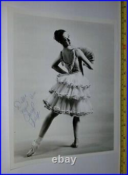 AMERICAN BALLET THEATER SIGNED 8x10 PHOTO CHERYL YEAGER MIKHAIL BARYSHNIKOV VTG