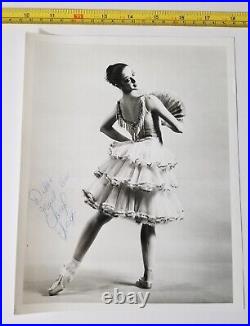 AMERICAN BALLET THEATER SIGNED 8x10 PHOTO CHERYL YEAGER MIKHAIL BARYSHNIKOV VTG