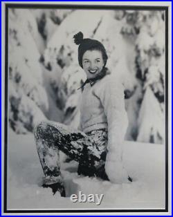 ANDRE DE DIENES MARILYN MONROE, Snow, Vintage Gelatin Silver Print 1945