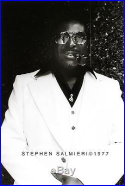 Albert King Album Cover Portrait Photo / 8X10 B&W Vintage Silver Print / Signed