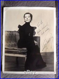 Alla Nazimova Signed / Inscribed 8 X 10 Beautiful Rare Vintage Portrait