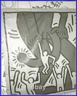 Andy Warhol Original Vintage Keith Haring Painting in Situ Photograph FL18.00565