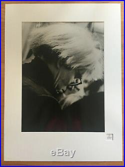 Andy Warhol vintage original photograph by Peter Arnell 16x20 RARE B&W