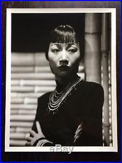 Anna May Wong Original Vintage Hollywood American Chinese Photograph 14x11 Rare