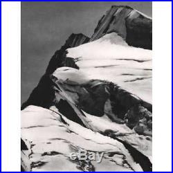 Ansel Adams Mt. Resplendent (Printed1960's, USA) Vintage Photography Art COA