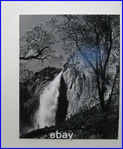 Ansel Adams Original Photo Yosemite Falls, Spring 1983 Gelatin Silver Print