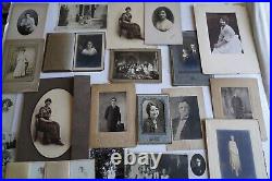 Antique Old Photographs Black and White Photos, Vintage / Victorian Lot