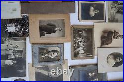 Antique Old Photographs Black and White Photos, Vintage / Victorian Lot