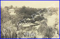 Antique Photo Original Early 1900s Japan Yokohama City View Landscape