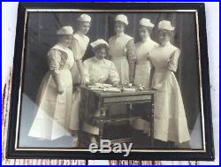 Antique Photograph Nurse Nursing School Graduation Vtg Early 1900's Teacher