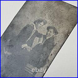 Antique Tintype Photograph Handsome Affectionate Young Men Hand On Leg Gay Int