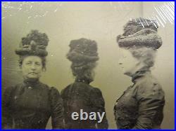 Antique Trick Tintype Atlantic City Nj Museum Quality Victorian 1900 Rare Photo