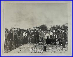 Antique VTG 8x10 B&W Photo 1900 GOLF GOLFER Fulmer Estate RARE Covered Wagons