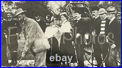 Antique VTG 8x10 B&W Photo 1900 GOLF GOLFER Fulmer Estate RARE Covered Wagons