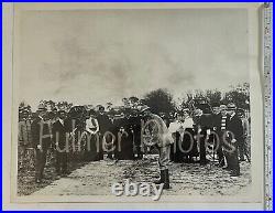 Antique VTG 8x10 B&W Photo 1900 GOLF GOLFER Fulmer Estate RARE Covered Wagons