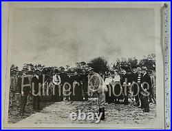 Antique VTG 8x10 B&W Photo 1900 GOLF GOLFER Fulmer Estate RARE Covered Wagons