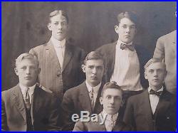 Antique Vintage 1911 Keystone Baseball Team Id'd Players Mammoth Rare Photograph