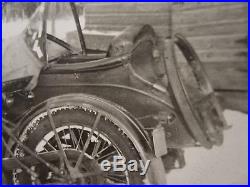 Antique Vintage 1929 Harley Davidson Jd Model Motorcycle Sidecar Winter Photo