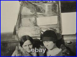 Antique Vintage American Flapper Girls Lesbian Int Tlc Artistic Road Car Photo