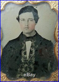 Antique Vintage American Young Guy Man Puberty Victorian Fashion Ambrotype Photo