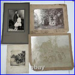 Antique Vintage Estate Lot Cabinet CDV Tintype Photographs Ephemera Oregon Famil