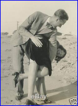 Antique Vintage Flapper Risque Beach Boy Girl Photo Vernacular Photography