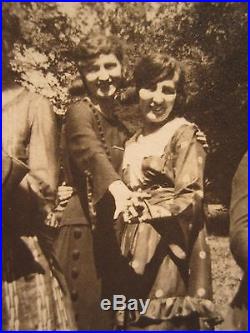 Antique Vintage Trio Female Girls Couples Lesbian Int Lgbt Girlfriend Fine Photo