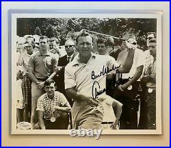 Arnold Palmer Signed Vintage B&W 8x10 Photo Golf PGA JSA COA Autograph