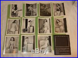 Art Pix Portfolio Vintage Nude Photos Set Taking off clothes Naked Woman B/W 4x5