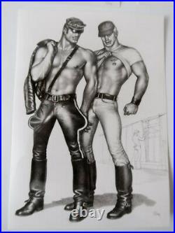 Authentic B/W Six Photographs From 1975 Gay Art by TOM of FINLAND / COLT STUDIO