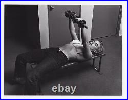 Authentic & Original Marilyn Monroe Lifting Weights Phillipe Halsman Photograph