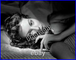 Ava Gardner Glamorous Portrait Lying Down Celebrity REPRINT RP #8743