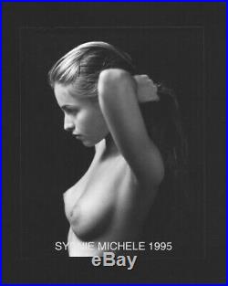 B&w Nude Female Photo 4x5 Contact Print Signed Orig
