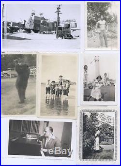 BIG LOT 2,000 VINTAGE B & W SNAPSHOT PHOTOGRAPHS. 1920s-1970s