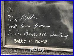 Baldy of Nome Vintage Photograph signed Esther Birdsall Darling Dog Sledding