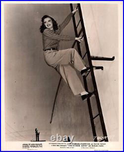 Barbara Stanwyck (1947)? Hollywood Beauty Lovely Smile Vintage Photo K 549