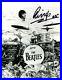 Beatles-Ringo-Starr-Drumming-Signed-8-x-10-b-w-2005-Photo-01-tgj