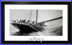 Beken of Cowes Framed Photograph of Sailing Yacht Britannia 1894