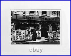 Berenice Abbott Lyric Theatre 1979 Signed Silver Gelatin Make An Offer