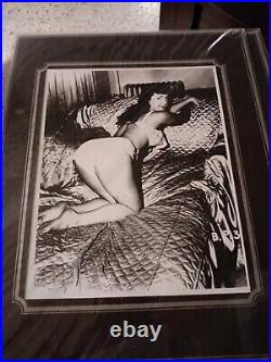 Bettie page photos 8 x 10 B. P. 3. Extremely Rare Black And White