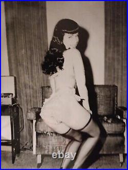 Bettie page photos 8 x 10 B. P. 3. Extremely Rare Black And White