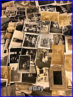 Big Lot 500 Old Photos BW Vintage Antique Photographs Snapshots Black White Dmg