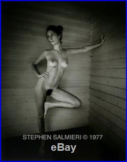 Big Nude Female Photo 16x20 Vintage Gelatin Silver Dkrm Print Signed Orig 1977