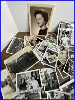 Black & White Photo Vintage Lot Snapshots Photographs Certificates Ephemera 30's