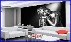 Black and White Buddha Wall Mural Photo Wallpaper GIANT DECOR Paper Poster